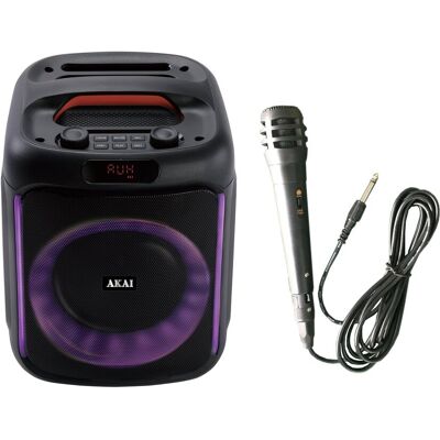 Akai ABTS-V20 Głośnik Bluetooth 20W z mikrofonem, karaoke, USB, FM Akai ABTS-V20 Głośnik Bluetooth 20W z mikrofonem, karaoke, USB, FM