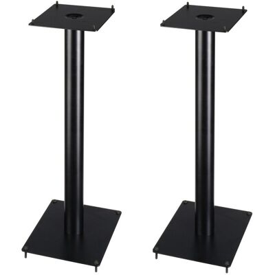AQ - Acoustique Quality AQ S19/80 - Podstawka głośnikowa / Solidny metalowy stojak na głośniki / 80 cm czarny AQ - Acoustique Quality AQ S19/80 - Podstawka głośnikowa / Solidny metalowy stojak na głośniki / 80 cm czarny
