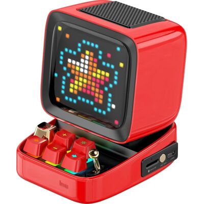 DIVOOM Ditoo Plus Red przenośny głośnik bluetooth z wyświetlaczem 16x16 pixel art DIVOOM Ditoo Plus Red przenośny głośnik bluetooth z wyświetlaczem 16x16 pixel art