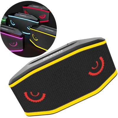 Inny producent Dudao wodoodporny IP7 głośnik bezprzewodowy Bluetooth 5.0 RGB 5W 1200mAh czarny (Y10XS-black) Inny producent Dudao wodoodporny IP7 głośnik bezprzewodowy Bluetooth 5.0 RGB 5W 1200mAh czarny (Y10XS-black)