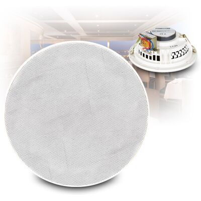 Fonestar Gat-4507 - 100v Głośnik Sufitowy 6\'\' Biały - Maskownica O Grubości Tylko 1 Mm Fonestar Gat-4507 - 100v Głośnik Sufitowy 6\'\' Biały - Maskownica O Grubości Tylko 1 Mm