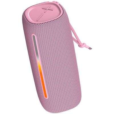 TelForceOne S.A. Forever głośnik Bluetooth BS-20 LED różowy TelForceOne S.A. Forever głośnik Bluetooth BS-20 LED różowy