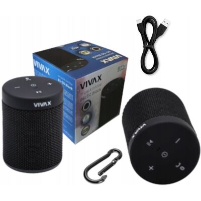 Głośnik bezprzewodowy LED Bluetooth Vivax BS-50 AUX USB Głośnik bezprzewodowy LED Bluetooth Vivax BS-50 AUX USB
