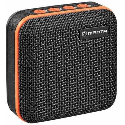 Głośnik Bluetooth Manta SPK01GO - Przenośny, 10W, Czarny Głośnik Bluetooth Manta SPK01GO - Przenośny, 10W, Czarny