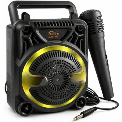 producent niezdefiniowany Głośnik bluetootch z mikrofonem światłem led producent niezdefiniowany Głośnik bluetootch z mikrofonem światłem led