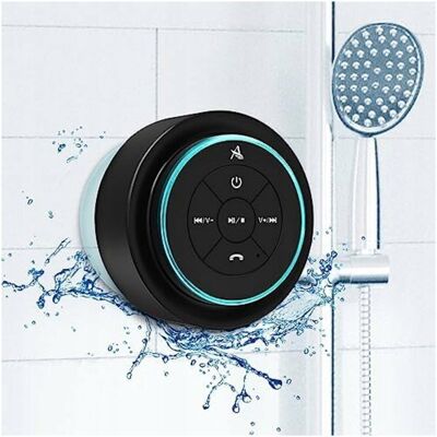 Inny producent Głośnik Bluetooth 5W Ipx7 Wodoodporny Prysznicowy Z Przyssawką Led Rgb Inny producent Głośnik Bluetooth 5W Ipx7 Wodoodporny Prysznicowy Z Przyssawką Led Rgb