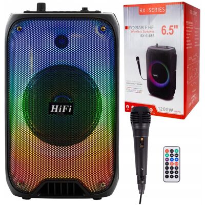 AIG Głośnik Bluetooth Bezprzewodowy Mobilny Kolumna Fm + Pilot Mikrofon Karaoke AIG Głośnik Bluetooth Bezprzewodowy Mobilny Kolumna Fm + Pilot Mikrofon Karaoke