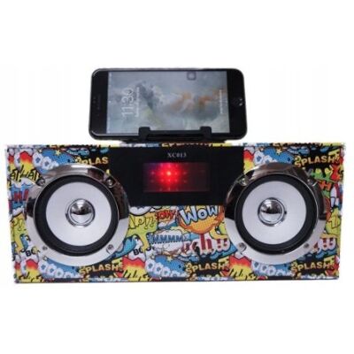 Pan i Pani Gadżet GŁOŚNIK BLUETOOTH BUMBOX MOCNY BOOM-BOX HIT Pan i Pani Gadżet GŁOŚNIK BLUETOOTH BUMBOX MOCNY BOOM-BOX HIT