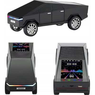 Inny producent Głośnik Bluetooth Cybertruck Ekran Led Mikrofon Usb Fm Bezprzewodowy Czarny Inny producent Głośnik Bluetooth Cybertruck Ekran Led Mikrofon Usb Fm Bezprzewodowy Czarny