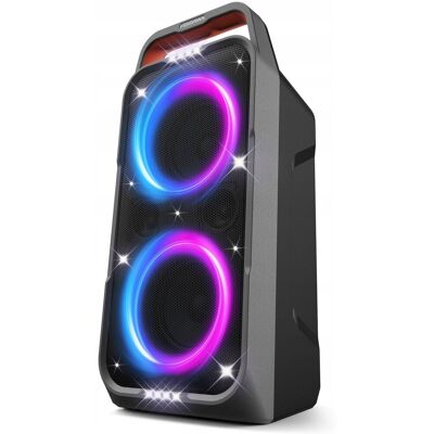 Inny producent Głośnik Bluetooth Foxdawn 240W Imprezowy Bateria 20h LED BT5.3 Bass Karaoke Inny producent Głośnik Bluetooth Foxdawn 240W Imprezowy Bateria 20h LED BT5.3 Bass Karaoke