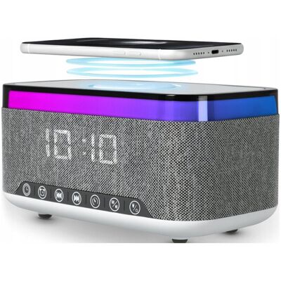 Inny producent Głosnik Bluetooth Ładowarka bezprzewodowa Indukcyjna QI Boombox AUX USB Inny producent Głosnik Bluetooth Ładowarka bezprzewodowa Indukcyjna QI Boombox AUX USB