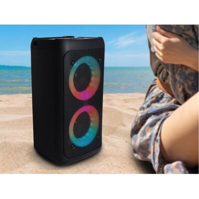 Głośnik Bluetooth Ltc Rgb 2X3`` Usb/Sd/Aux 4000Mah Głośnik Bluetooth Ltc Rgb 2X3`` Usb/Sd/Aux 4000Mah