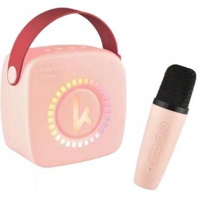 Inny producent Głośnik Bluetooth Mikrofon Karaoke 2w1dla Dzieci Kiddoboo Kids Voice Junior / Kbt3pnk / Różowy Inny producent Głośnik Bluetooth Mikrofon Karaoke 2w1dla Dzieci Kiddoboo Kids Voice Junior / Kbt3pnk / Różowy