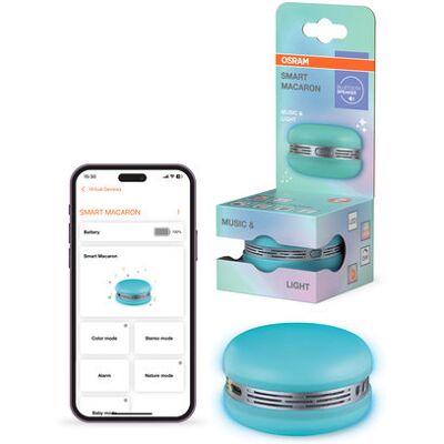 Ledvance głośnik bluetooth Osram SMART+ Macaron Blue RGB makaronik niebieski Ledvance głośnik bluetooth Osram SMART+ Macaron Blue RGB makaronik niebieski