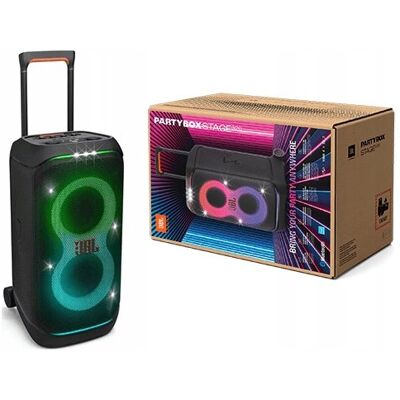 Inny producent Głośnik Bluetooth przenośny imprezowy JBL PartyBox Stage 320 240W bateria 18h wejście mikrofonowe i gitarowe IPX4 Inny producent Głośnik Bluetooth przenośny imprezowy JBL PartyBox Stage 320 240W bateria 18h wejście mikrofonowe i gitarowe IPX4