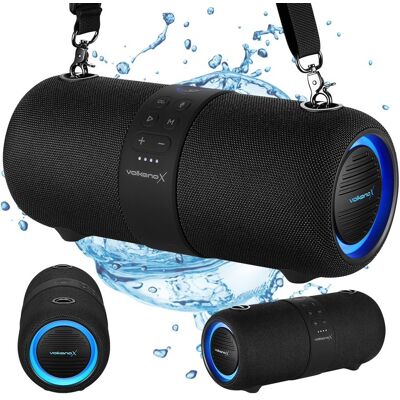Inny producent Głośnik Bluetooth VolkanoX z serii Python - czarny Inny producent Głośnik Bluetooth VolkanoX z serii Python - czarny