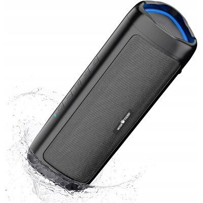 Głośnik przenośny Bluetooth 5.3 + AUX WiseTiger C27 IPX5 RGB TWS do 24h Głośnik przenośny Bluetooth 5.3 + AUX WiseTiger C27 IPX5 RGB TWS do 24h