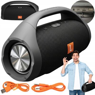 Lewer Głośnik Przenośny Bluetooth Bezprzewodowy Mobilny na Imprezę BOOMBOX XXXL Lewer Głośnik Przenośny Bluetooth Bezprzewodowy Mobilny na Imprezę BOOMBOX XXXL