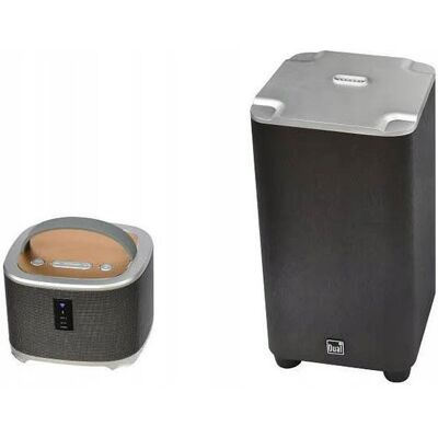 Głośnik przenośny Bluetooth WIifi Dual I-Two Mini 25W czarny/szary 2w1 Głośnik przenośny Bluetooth WIifi Dual I-Two Mini 25W czarny/szary 2w1