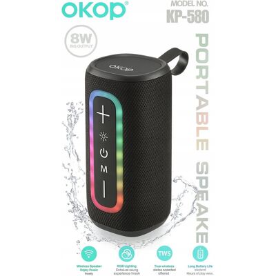 Inny producent Głośnik przenośny Okop KP-580 różne kolory 8 W, Bluetooth Inny producent Głośnik przenośny Okop KP-580 różne kolory 8 W, Bluetooth