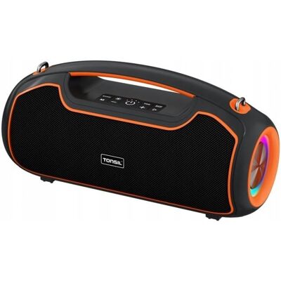 Głośnik przenośny Tonsil Beat Bluetooth 60W czarny błyszczący Głośnik przenośny Tonsil Beat Bluetooth 60W czarny błyszczący