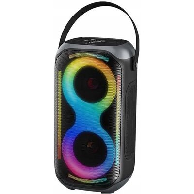 Głośnik przenośny Tracer King 2 BT Bluetooth 50W czarny błyszczący Głośnik przenośny Tracer King 2 BT Bluetooth 50W czarny błyszczący