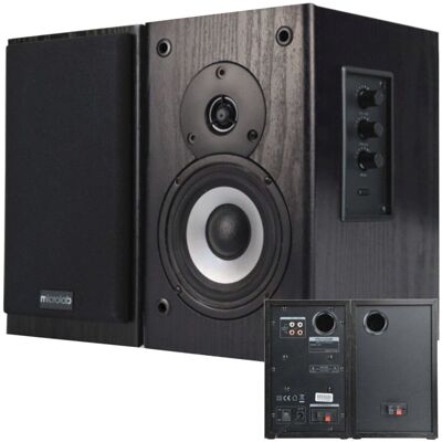GŁOŚNIKI KOMPUTEROWE BIURKOWE ZESTAW 2.0 24W RCA MICROLAB B72 GŁOŚNIKI KOMPUTEROWE BIURKOWE ZESTAW 2.0 24W RCA MICROLAB B72