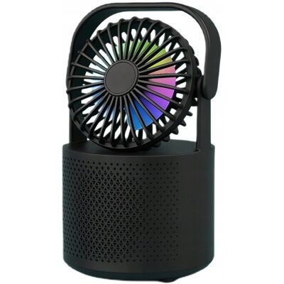 Hoffen Wentylator Z Głośnikiem Podświetlenie Rgb Bluetooth Radio Fm Hoffen Wentylator Z Głośnikiem Podświetlenie Rgb Bluetooth Radio Fm