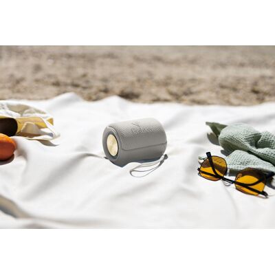 Mały głośnik przenośny Bluetooth, Fashion FTV-0116 Matte Cream-Gold Mały głośnik przenośny Bluetooth, Fashion FTV-0116 Matte Cream-Gold