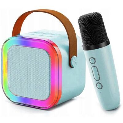 Mikrofon bezprzewodowy + głośnik bluetooth Zestaw Karaoke Lamex Mikrofon bezprzewodowy + głośnik bluetooth Zestaw Karaoke Lamex