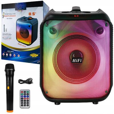 AIG Mocny Głośnik Boombox Bluetooth Usb Sd Aux Radio Mikrofon Przenośny Karaoke AIG Mocny Głośnik Boombox Bluetooth Usb Sd Aux Radio Mikrofon Przenośny Karaoke