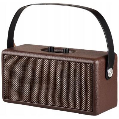 Pan i Pani Gadżet PRZENOŚNY GŁOŚNIK RETRO BLUETOOTH BEZPRZEWODOWY VINTAGE BRĄZOWY Pan i Pani Gadżet PRZENOŚNY GŁOŚNIK RETRO BLUETOOTH BEZPRZEWODOWY VINTAGE BRĄZOWY