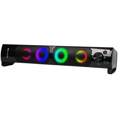Inny producent Soundbar 2.0 6w Głośniki Komputerowe Bluetooth Usb 5v Dc Led Rgb 2w1 Zestaw Inny producent Soundbar 2.0 6w Głośniki Komputerowe Bluetooth Usb 5v Dc Led Rgb 2w1 Zestaw