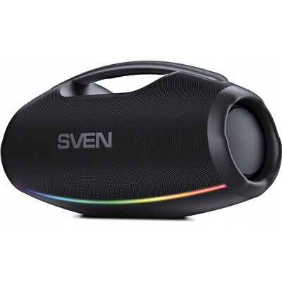 SVEN PTE LTD SVEN PS-990 Głośnik bezprzewodowy bluetooth, wodoodporny, RGB, 180W, czarny SVEN PTE LTD SVEN PS-990 Głośnik bezprzewodowy bluetooth, wodoodporny, RGB, 180W, czarny