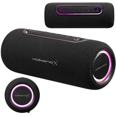 Inny producent Volkano X VXS100 Series Przenośny głośnik Bluetooth z oświetleniem RGB Inny producent Volkano X VXS100 Series Przenośny głośnik Bluetooth z oświetleniem RGB