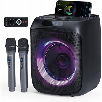 brak danych Zestaw Karaoke 400W Głośnik Bluetooth + 2 Mikrofony Bezprzewodowe LED brak danych Zestaw Karaoke 400W Głośnik Bluetooth + 2 Mikrofony Bezprzewodowe LED