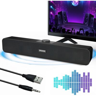 Inny producent Głośnik Soundbar Komputerowy Usb Hi-Fi Stereo Basy Wielofunkcyjny Inny producent Głośnik Soundbar Komputerowy Usb Hi-Fi Stereo Basy Wielofunkcyjny