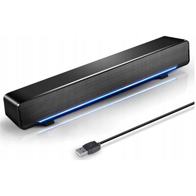 brak danych Głośnik Soundbar, Usb Do Komputera, Laptopa Czarny Fd0004 brak danych Głośnik Soundbar, Usb Do Komputera, Laptopa Czarny Fd0004
