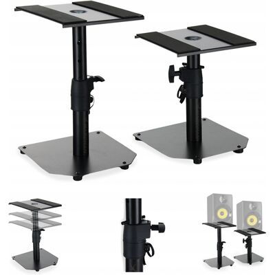 Inny producent Zestaw Dwóch Statywów Pod Monitory Studyjne Regulowane Solidne Hardman Inny producent Zestaw Dwóch Statywów Pod Monitory Studyjne Regulowane Solidne Hardman