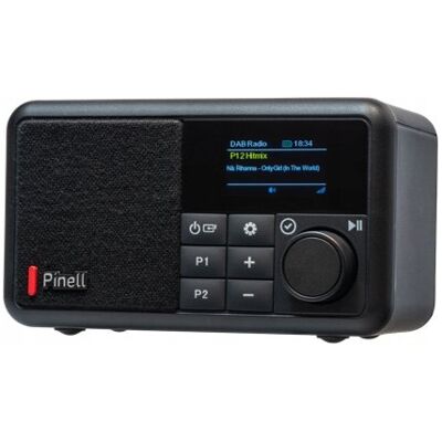 Inny producent Radio Pinell Compact Cyfrowe Przenośne Czarny Inny producent Radio Pinell Compact Cyfrowe Przenośne Czarny