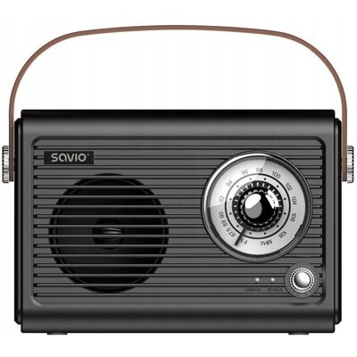 Savio Radio Przenośne FM Bluetooth BT Bezprzewodowe Ładowane Wbudowany Akumulator Savio Radio Przenośne FM Bluetooth BT Bezprzewodowe Ładowane Wbudowany Akumulator