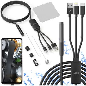 APPIO KAMERA ENDOSKOPOWA INSPEKCYJNA 3M LED USB 3w1 do TELEFONU PC Full HD 1080p APPIO KAMERA ENDOSKOPOWA INSPEKCYJNA 3M LED USB 3w1 do TELEFONU PC Full HD 1080p