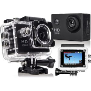 Kamera sportowa Full HD 1080P czarna Kamera sportowa Full HD 1080P czarna
