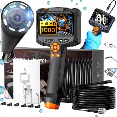 Inny producent Endoskop kamera inspekcyjna z wyświetlaczem ręczna 5 m FULL HD LCD Inny producent Endoskop kamera inspekcyjna z wyświetlaczem ręczna 5 m FULL HD LCD