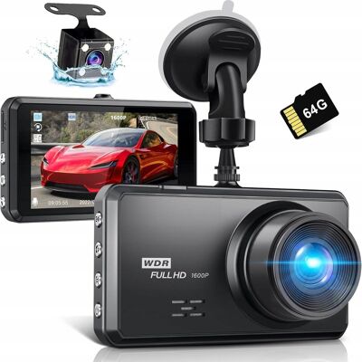 Inny producent Kamera samochodowa Miden S7, przód i tył 2.5K i 1080p Inny producent Kamera samochodowa Miden S7, przód i tył 2.5K i 1080p