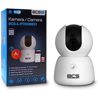 KAMERA WiFi BCS-L-PTHOME01 5Mpx Aplikacja iOS Android Funkcje Ai KAMERA WiFi BCS-L-PTHOME01 5Mpx Aplikacja iOS Android Funkcje Ai