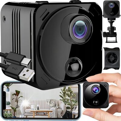Inny producent MINI KAMERA SZPIEGOWSKA SMART IR DETEKCJA RUCHU UKRYTA WIFI 4K Inny producent MINI KAMERA SZPIEGOWSKA SMART IR DETEKCJA RUCHU UKRYTA WIFI 4K