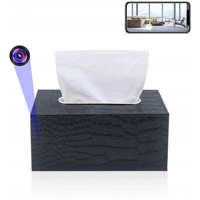 Inny producent UKRYTA MINI KAMERA SZPIEGOWSKA POJEMNIK PUDEŁKO NA CHUSTECZKI FULL HD WIFI Inny producent UKRYTA MINI KAMERA SZPIEGOWSKA POJEMNIK PUDEŁKO NA CHUSTECZKI FULL HD WIFI
