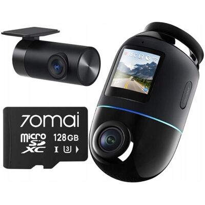 Wideorejestrator 70mai X800 4K set Czarna + karta 70mai SD 128GB Wideorejestrator 70mai X800 4K set Czarna + karta 70mai SD 128GB