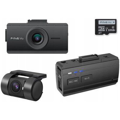 Inny producent Wideorejestrator dual FineVu GX35 MINI QHD+FHD WiFi GPS karta 32GB Inny producent Wideorejestrator dual FineVu GX35 MINI QHD+FHD WiFi GPS karta 32GB